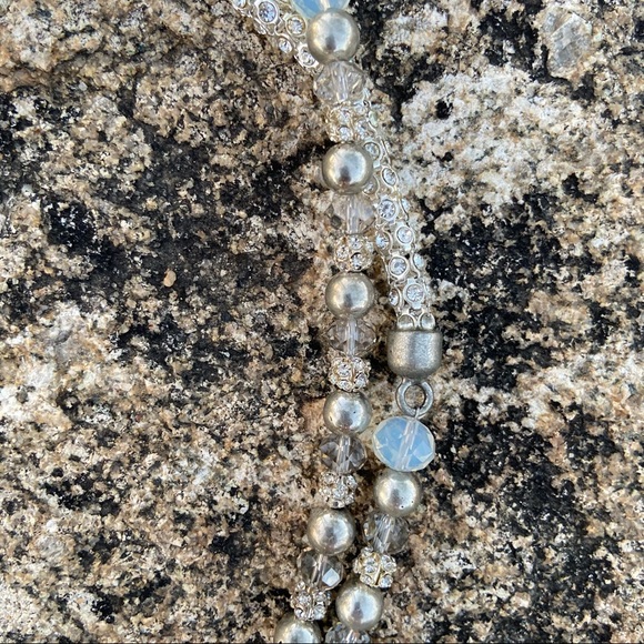 CHICOS Rhinestone/Bead NECKLACE - Picture 9 of 15
